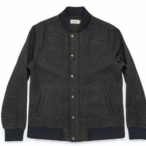Taylor Stitch The Bomber Jacket
in Charcoal Wool